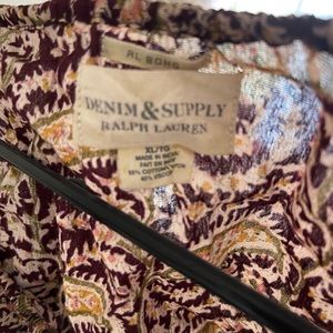 Boho Too Denim and Supply Ralph Lauren size XLg
